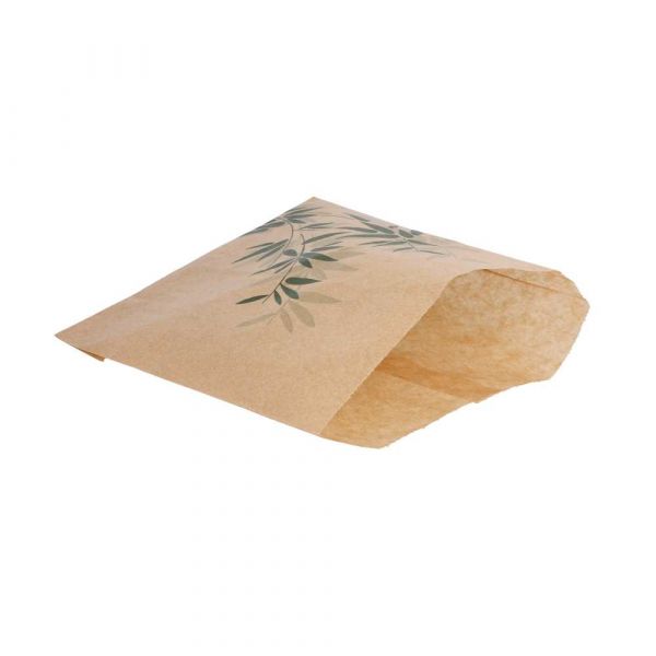 Garcia de pou BOLSAS PARA FRITOS 'FEEL GREEN' 32 G/M2 12x12 CM NATURAL PERG. ANTIGRASAS (1000 UNID.)
