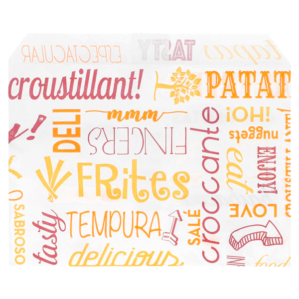 Garcia De Pou BOLSAS PARA FRITOS 'PAROLE' 35 G/M2 12x9 CM BLANCO PERG. ANTIGRASAS (1000 UNID.)