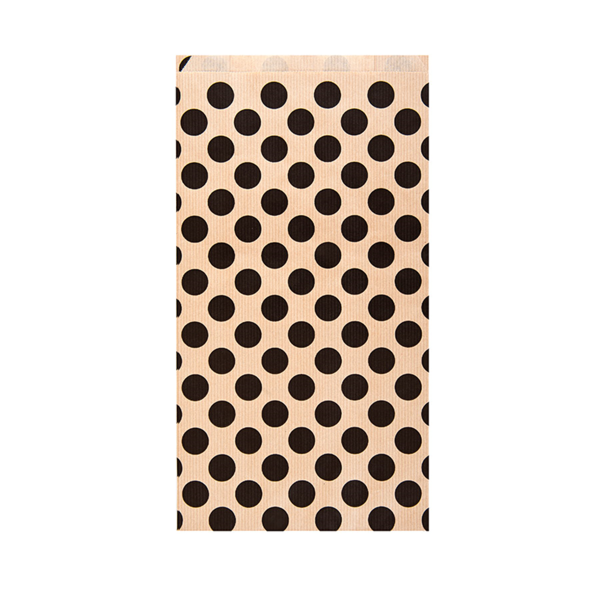 Garcia de pou BOLSAS PLANAS TOPOS 60 G/M2 19+8x35 CM NATURAL KRAFT VERJURADO (250 UNID.)