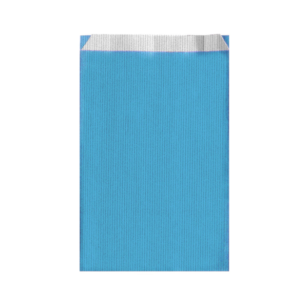 Garcia De Pou BOLSAS PLANAS UNICOLOR 60 G/M2 19+8x35 CM AZUL TURQUESA CELULOSA (250 UNID.)