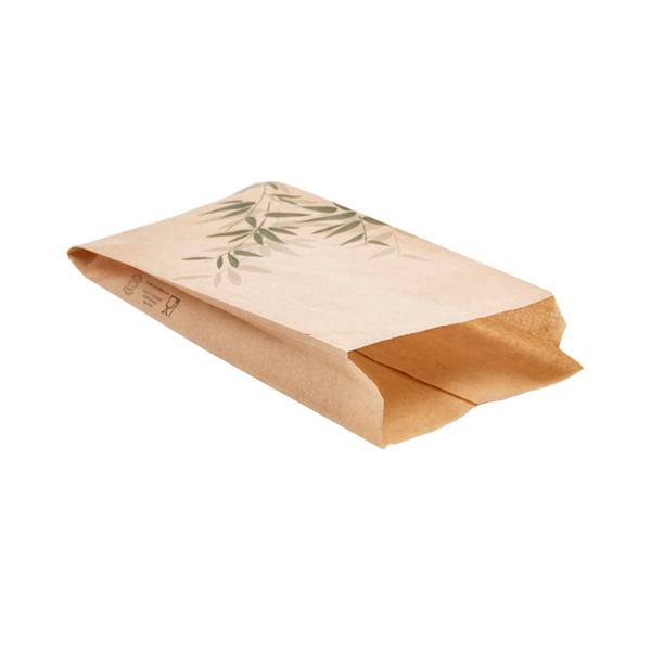 Garcia De Pou BOLSAS SÁNDWICHES 'FEEL GREEN' 34 G/M2 12+4x26 CM NATURAL PERG. ANTIGRASAS (500 UNID.)