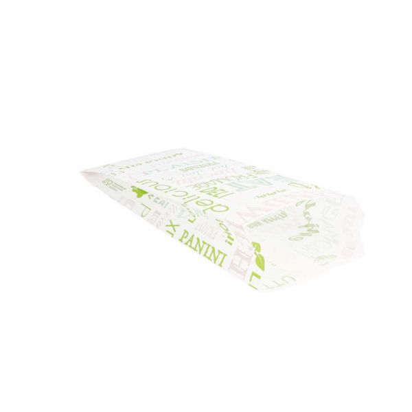 Garcia de pou BOLSAS SÁNDWICHES 'PAROLE' 35 G/M2 9+4x22 CM BLANCO PERG. ANTIGRASAS (500 UNID.)