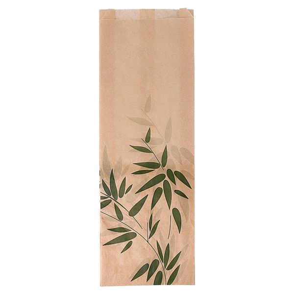 Garcia de pou BOLSAS SÁNDWICHES PFAS FREE 'FEEL GREEN' 38 G/M2 12+4x35 CM NATURAL PERG. ANTIGRASAS (500 UNID.)