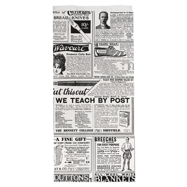 Garcia de pou BOLSAS SÁNDWICHES 'TIMES' 35 G/M2 12+4x26 CM BLANCO PERG. ANTIGRASAS (500 UNID.)