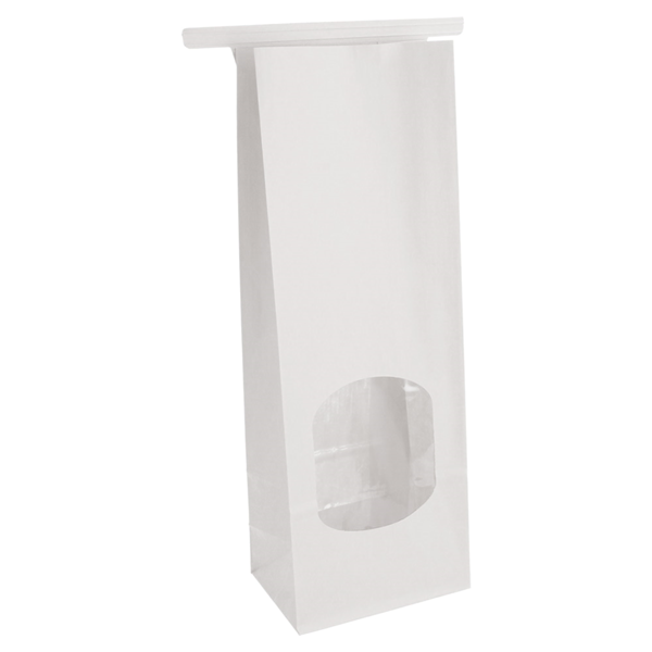 Garcia de pou BOLSAS SOS AUTOCIERRE CON VENTANA 1300 GR 60 G/M2 + 25µ OPP 9+6x25 CM BLANCO CELULOSA (500 UNID.)