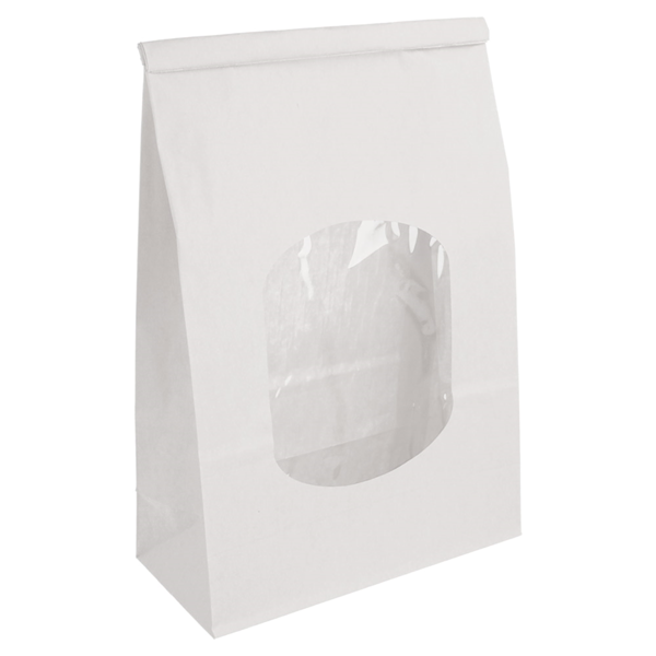 Garcia de pou BOLSAS SOS AUTOCIERRE CON VENTANA 2500 GR 60 G/M2 + 25µ OPP 15 5+7x24 2 CM BLANCO CELULOSA (500 UNID.)