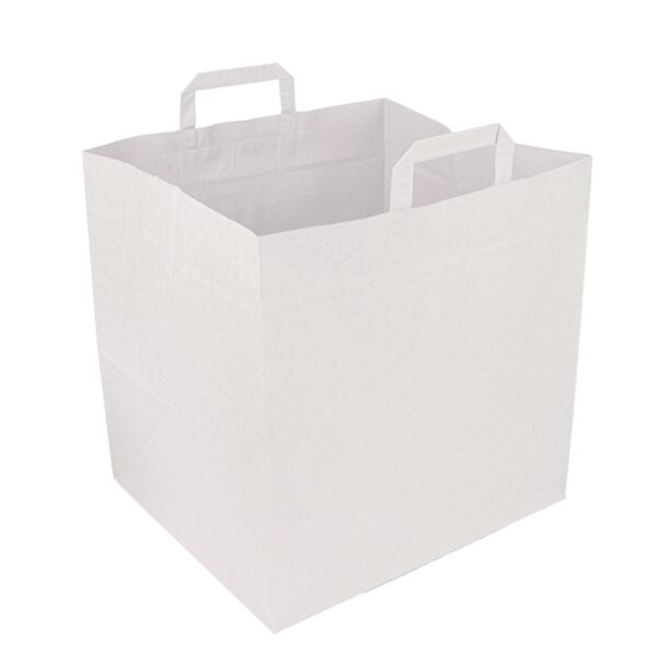 Garcia de pou BOLSAS SOS CAJAS PIZZA 110 G/M2 36+31x36 CM BLANCO CELULOSA (125 UNID.)