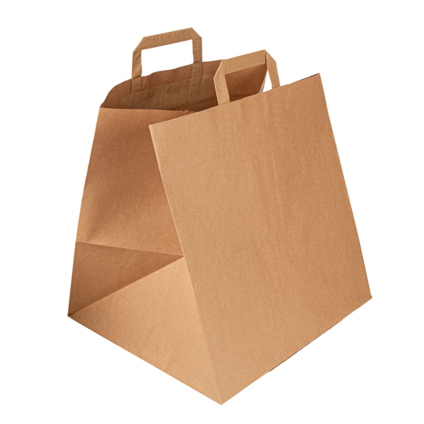 Garcia De Pou BOLSAS SOS CAJAS PIZZA 110 G/M2 36+31x36 CM NATURAL KRAFT (125 UNID.)