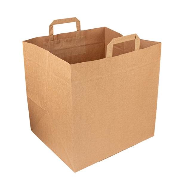 Garcia de pou BOLSAS SOS CAJAS PIZZA 110 G/M2 36+31x36 CM NATURAL KRAFT (125 UNID.)