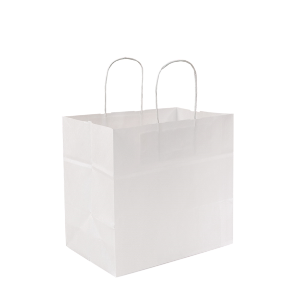 Garcia de pou BOLSAS SOS CATERING CON ASAS 80 G/M2 24+15x29 CM BLANCO CELULOSA (250 UNID.)