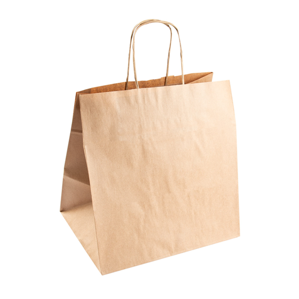 Garcia De Pou BOLSAS SOS CATERING CON ASAS 90 G/M2 26+20x27 CM NATURAL KRAFT (250 UNID.)
