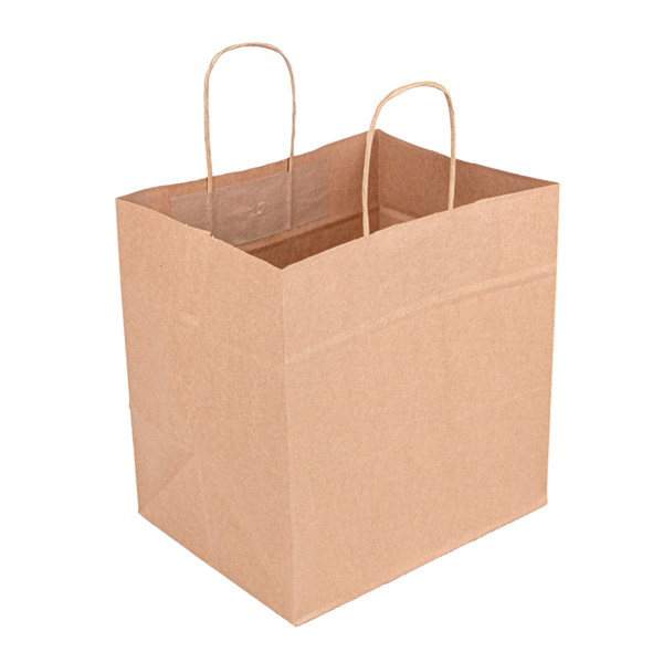Garcia de pou BOLSAS SOS CATERING CON ASAS 90 G/M2 26+20x27 CM NATURAL KRAFT (250 UNID.)