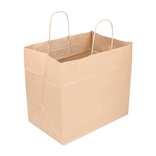 Garcia de pou BOLSAS SOS CATERING CON ASAS 90 G/M2 32+21x28 5 CM NATURAL KRAFT (250 UNID.)