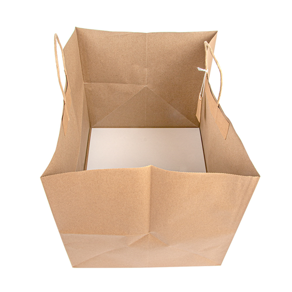 Garcia De Pou BOLSAS SOS CATERING 'FEEL GREEN' 110 G/M2 43+33x33 CM NATURAL KRAFT (100 UNID.)