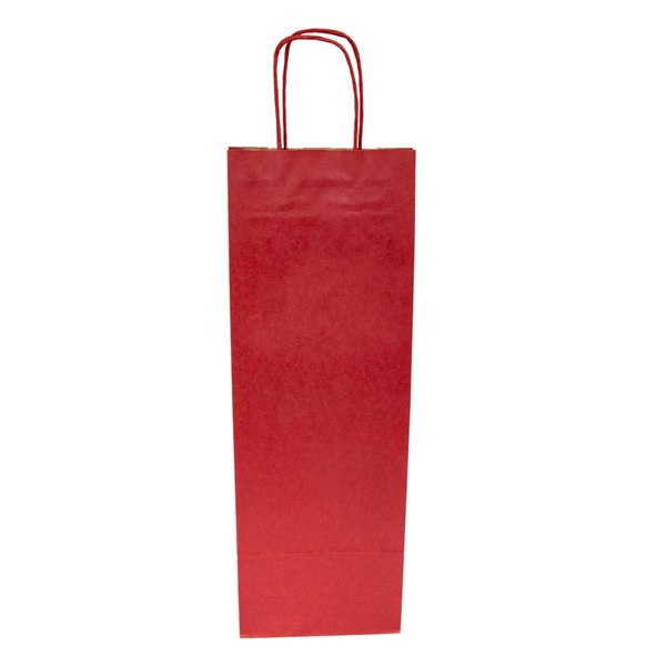 Garcia De Pou BOLSAS SOS CON ASAS 1 BOTELLA 100 G/M2 14+8x40 CM BURDEOS KRAFT (250 UNID.)