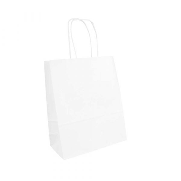 Garcia de pou BOLSAS SOS CON ASAS 80 G/M2 18+8x21 5 CM BLANCO CELULOSA (250 UNID.)