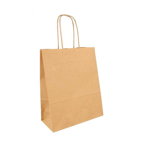Garcia de pou BOLSAS SOS CON ASAS 80 G/M2 18+8x21 5 CM NATURAL KRAFT (250 UNID.)