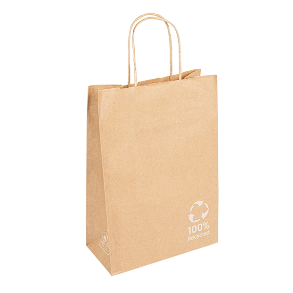Garcia de pou BOLSAS SOS CON ASAS 80 G/M2 20+10x29 CM NATURAL KRAFT (250 UNID.)