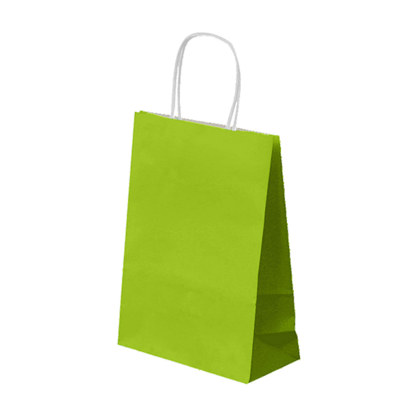 Garcia de pou BOLSAS SOS CON ASAS 80 G/M2 20+10x29 CM VERDE ANÍS CELULOSA (250 UNID.)