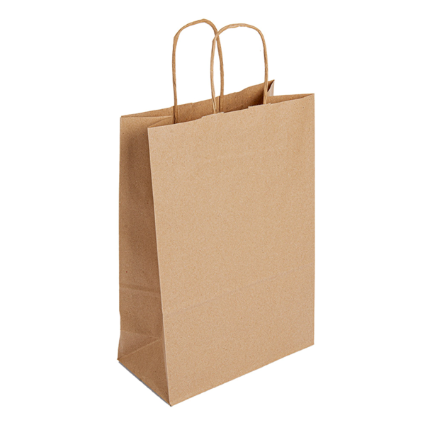 Garcia de pou BOLSAS SOS CON ASAS 80 G/M2 22+12x27 CM NATURAL KRAFT (250 UNID.)