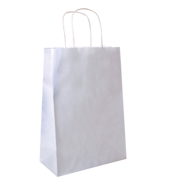 Garcia de pou BOLSAS SOS CON ASAS 80 G/M2 26+14x32 CM BLANCO CELULOSA (250 UNID.)