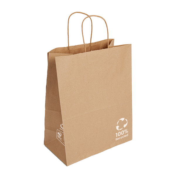 Garcia de pou BOLSAS SOS CON ASAS 80 G/M2 26+14x32 CM NATURAL KRAFT (250 UNID.)