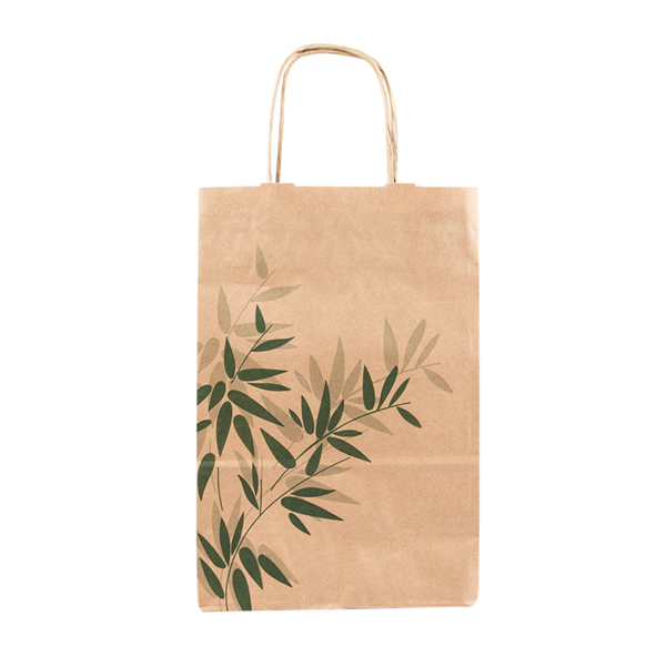 Garcia De Pou BOLSAS SOS CON ASAS 'FEEL GREEN' 80 G/M2 20+10x29 CM NATURAL KRAFT (250 UNID.)