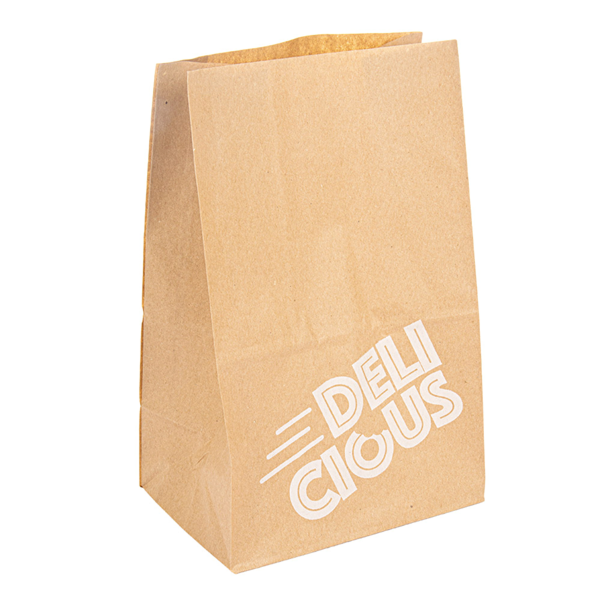 Garcia De Pou BOLSAS SOS SIN ASAS - DELICIOUS TO GO 50 G/M2 18+12x28 CM NATURAL KRAFT (500 UNID.)