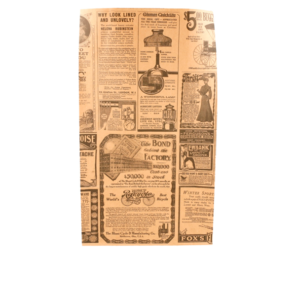 Garcia De Pou BOLSAS SOS SIN ASAS 'TIMES' 70 G/M2 20+9x34 5 CM NATURAL KRAFT (500 UNID.)