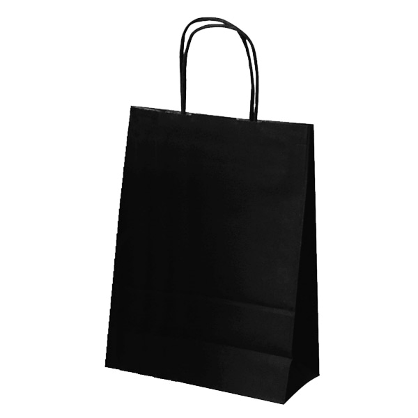 Garcia de pou BOLSAS SOS UNICOLOR 80 G/M2 26+14x32 CM NEGRO KRAFT (250 UNID.)