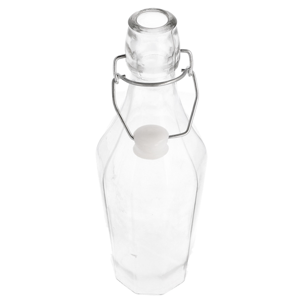 Garcia De Pou BOTELLA + CIERRE CLIP 1 L Ø 8 5x32 5 CM TRANSPARENTE CRISTAL (12 UNID.)