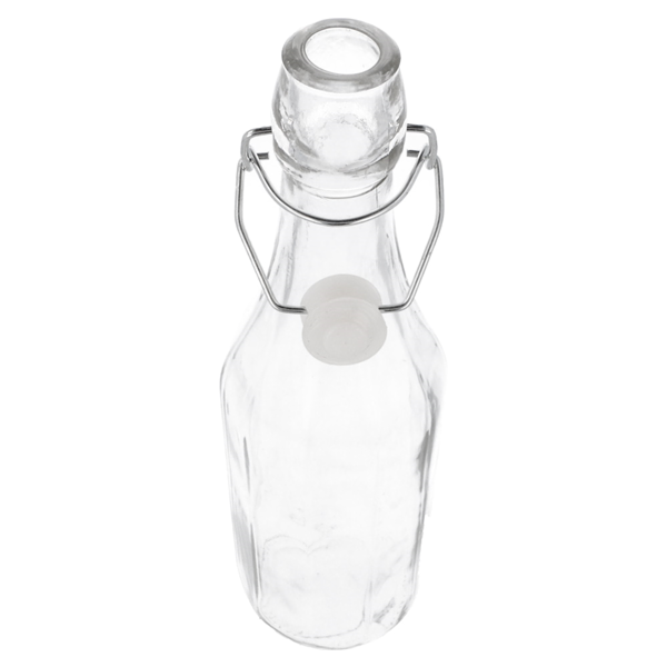 Garcia De Pou BOTELLA + CIERRE CLIP 'WAKI GLASS' 500 ML Ø 7x27 CM TRANSPARENTE CRISTAL (48 UNID.)