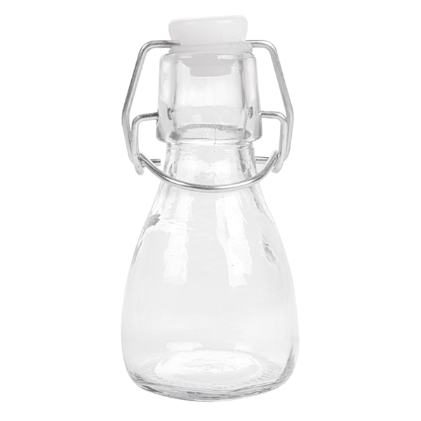 Garcia De Pou BOTELLA + CIERRE CLIP 'WAKI GLASS' 60 ML Ø4 5x10 CM TRANSPARENTE CRISTAL (96 UNID.)