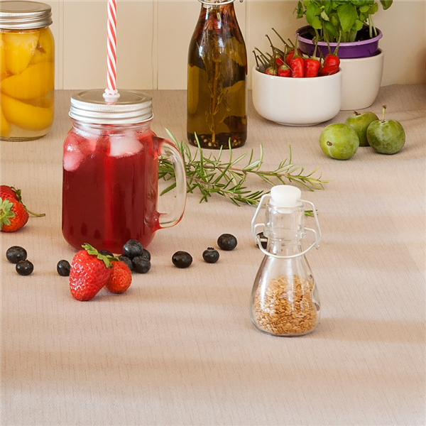 Garcia De Pou BOTELLA + CIERRE CLIP 'WAKI GLASS' 60 ML Ø4 5x10 CM TRANSPARENTE CRISTAL (96 UNID.)