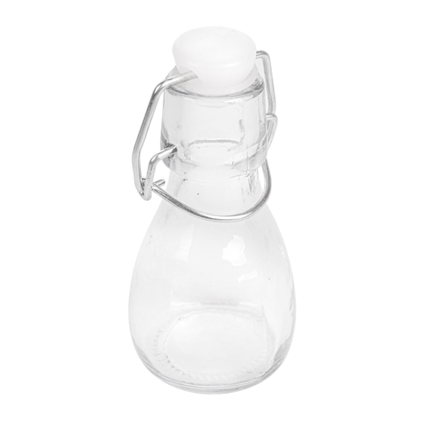 Garcia de pou BOTELLA + CIERRE CLIP 'WAKI GLASS' 60 ML Ø4 5x10 CM TRANSPARENTE CRISTAL (96 UNID.)