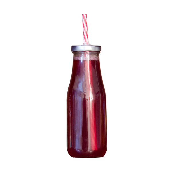 Garcia De Pou BOTELLA + TAPA + CANUTILLO 440 ML Ø 6 8x19 CM TRANSPARENTE CRISTAL (48 UNID.)