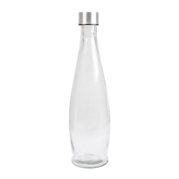 Garcia De Pou BOTELLA + TAPÓN INOX 930 ML Ø9x32 CM TRANSPARENTE CRISTAL (24 UNID.)