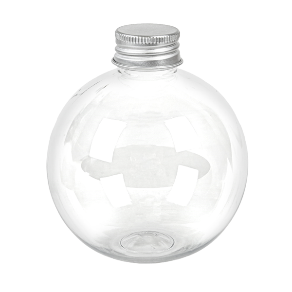 Garcia De Pou BOTELLAS BOLA CON TAPÓN ALUMINIO 350 ML Ø9x10 1 CM TRANSPARENTE PET (150 UNID.)
