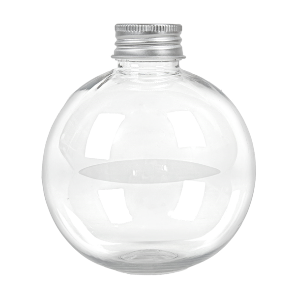 Garcia De Pou BOTELLAS BOLA CON TAPÓN ALUMINIO 350 ML Ø9x10 1 CM TRANSPARENTE PET (150 UNID.)