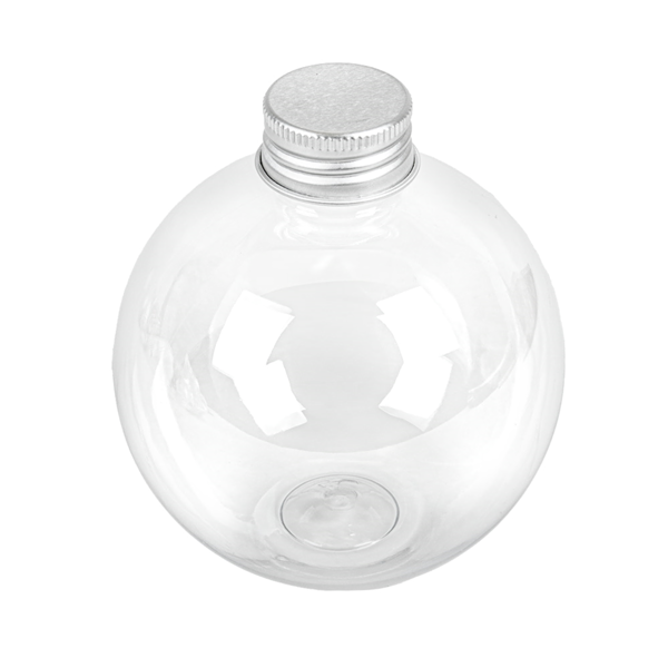 Garcia de pou BOTELLAS BOLA CON TAPÓN ALUMINIO 350 ML Ø9x10 1 CM TRANSPARENTE PET (150 UNID.)