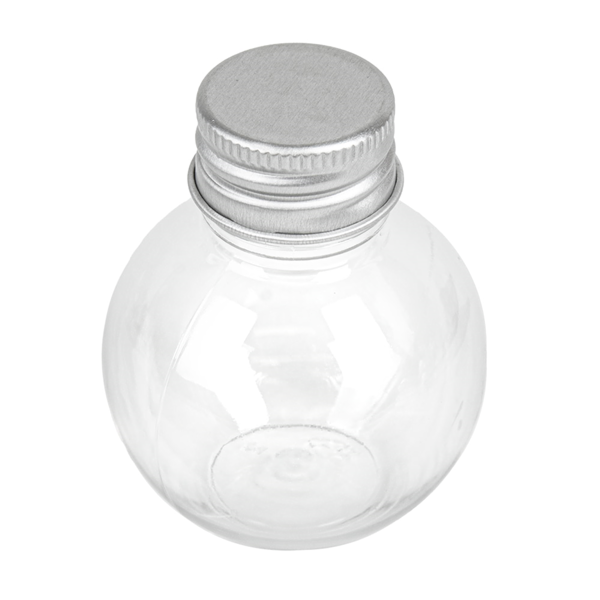 Garcia de pou BOTELLAS BOLA CON TAPÓN ALUMINIO 50 ML Ø5x6 2 CM TRANSPARENTE PET (150 UNID.)
