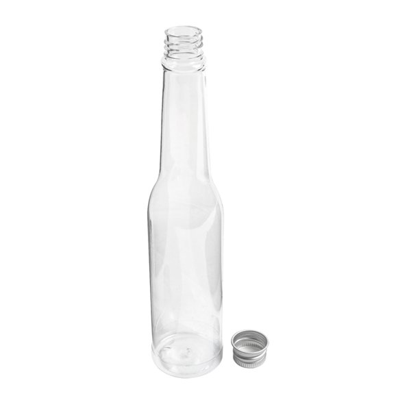 Garcia De Pou BOTELLAS CON TAPÓN ALUMINIO 180 ML Ø4 3x20 5 CM TRANSPARENTE PET (210 UNID.)