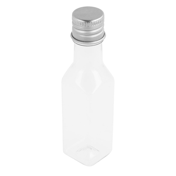 Garcia de pou BOTELLAS CON TAPÓN ALUMINIO 35 ML Ø2 5x9 6 CM TRANSPARENTE PET (100 UNID.)