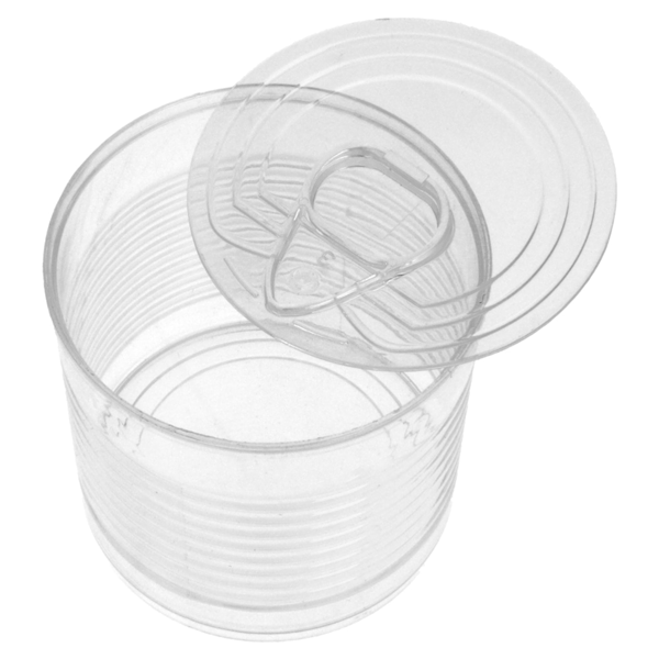 Garcia De Pou BOTES DE CONSERVA 220 ML Ø 7 4x7 2 CM TRANSPARENTE PS (100 UNID.)