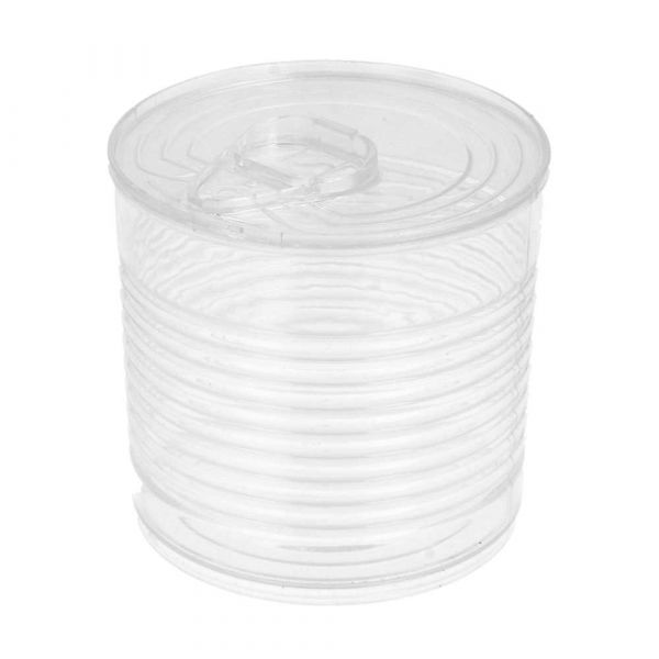 Garcia de pou BOTES DE CONSERVA 220 ML Ø 7 4x7 2 CM TRANSPARENTE PS (100 UNID.)