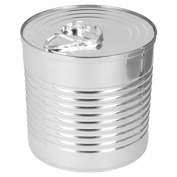 Garcia De Pou BOTES DE CONSERVAS 220 ML Ø7 4x7 2 CM PLATEADO PS (100 UNID.)