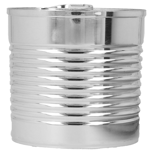 Garcia De Pou BOTES DE CONSERVAS 220 ML Ø7 4x7 2 CM PLATEADO PS (100 UNID.)
