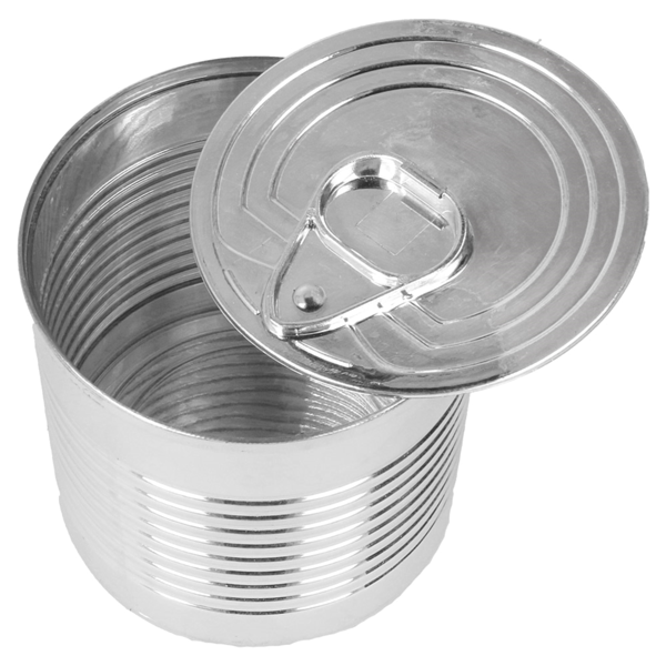 Garcia De Pou BOTES DE CONSERVAS 220 ML Ø7 4x7 2 CM PLATEADO PS (100 UNID.)