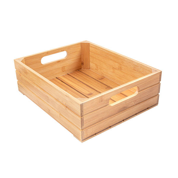Garcia de pou CAJA BUFFET GN 1/2 32 5x26 5x10 CM NATURAL BAMBÚ (1 UNID.)