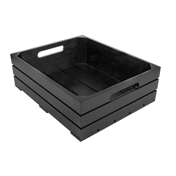 Garcia de pou CAJA BUFFET GN 1/2 32 5x26 5x10 CM NEGRO BAMBÚ (1 UNID.)